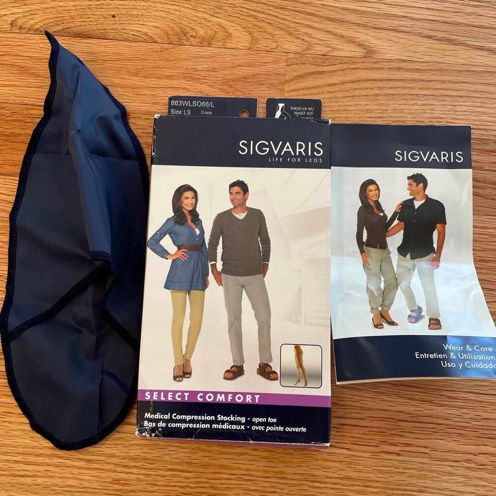 Sigvaris 863WLSO66/L compression w/waist